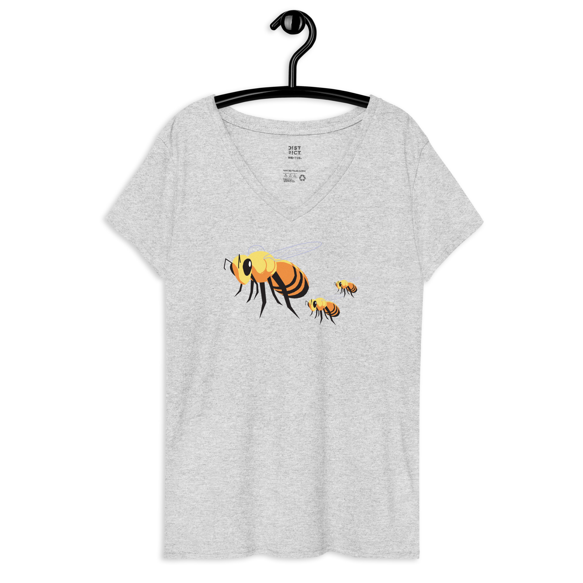 Bees (Women's recycled v-neck - Shirticus